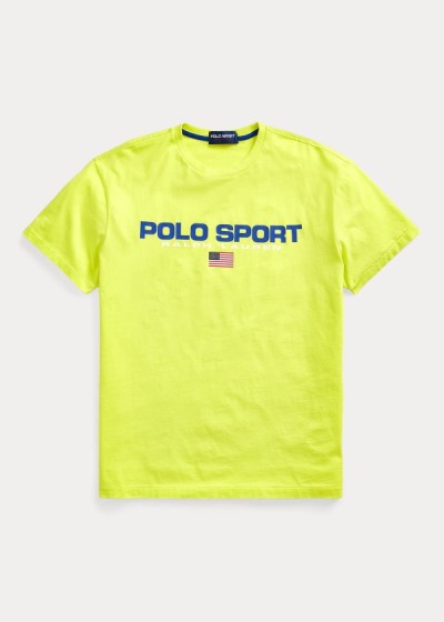 Men's Polo Ralph Lauren Classic Fit Polo Sport T Shirts | 738420JMR